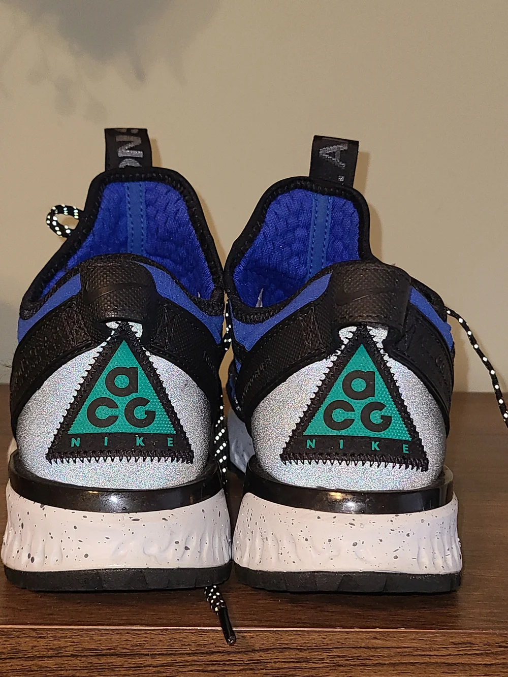 Nike Acg React Terra Gobe Men's Size 7 US BV6344-400 Blue Black Athletic Shoes